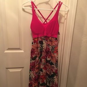 Floral beach dress